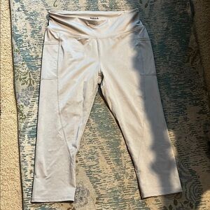 Reebok Light Gray Athletic Leggings